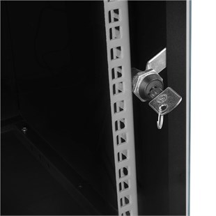 S-LINK SL-U12 Yeni Nesil 12U Soho 530x400mm Siyah Rack Kabin