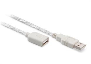 S-LINK SL-UE135 15 Mt USB 2.0 USB Uzatma Kablosu Şeffaf