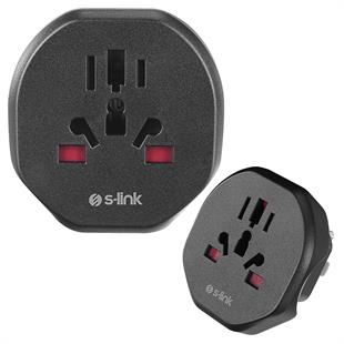 S-Link SL-WL05 Universal - Amerikan Tipine Çevirici Priz Adaptör Fiş