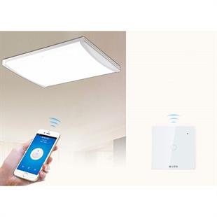 S-Link Swapp SL-EG31 Kablosuz ve Dokunmatik Aydınlatma Anahtarı 1Li Wifi TUYA Destekli