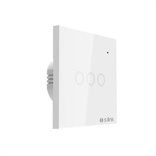S-Link Swapp SL-EG33 Kablosuz ve Dokunmatik Aydınlatma Anahtarı 3Lü Wifi TUYA Destekli