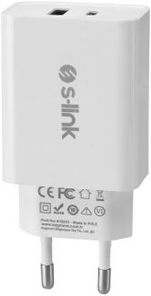 S-link SL-EC60 20W PD3.0 Ev Hızlı Şarj QC3.0 Tip-C
