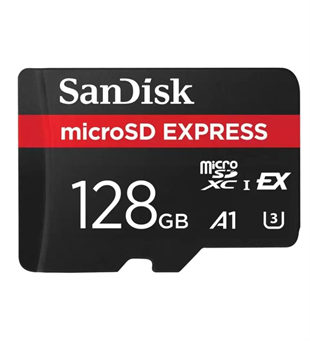 SANDISK 128GB EXPRESS SDSQXFN-128G-GN4NN U3 A1 480MB/s microSD Hafıza Kartı