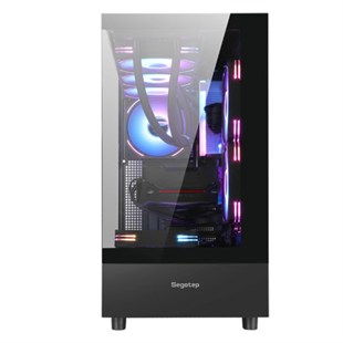 SEGOTEP Endura Pro+ 750W 80+ BR GEN5 6x12CM ARGB FAN E-ATX 1xUSB2.0/1xUSB3.0 SİYAH GAMING KASA