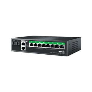 STONET P112GS 12 Port Gbit 8 port poe 120W 2xGbit+2xSFP Uplink Yönetilemez Metal Kasa Switch