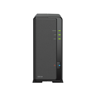 SYNOLOGY 1diskli Realtek QC-1GB RAM-Gigabit Nas Server DS124