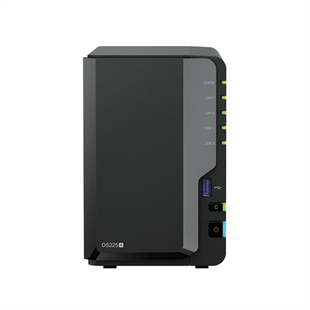 SYNOLOGY 2diskli Celeron QC-2GB RAM-2.5GbE Nas Server DS225 PLUS