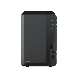 SYNOLOGY 2diskli Realtek QC-2GB RAM-Gigabit Nas Server DS223
