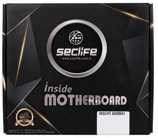 SecLife A520DA1 DDR4 HDMI PCIe 16X v2.0 AM4 mATX