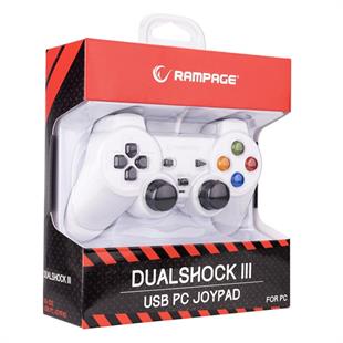 Snopy SG-302 Beyaz USB/PC/PS3 1.8m Kablo Joypad