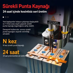 Sunkko A330 Pnömatik Enerji Depolamalı Punta Kaynak Makinesi 12kW 2000A Profesyonel Batarya Punta Cihazı