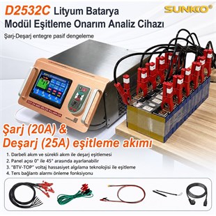 Sunkko D2524C+WIFI Lityum Pil Dengeleme Makinesi 2S - 24S Akıllı Wifi Destekli