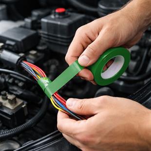 Sunup SN-27923 Yeşil 0.13x18mm İzole PVC Elektrik Yalıtım Bant (5li Paket)