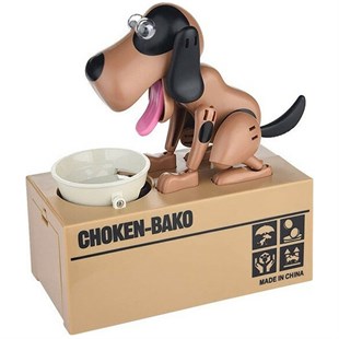 Sunup SN-14320 Sensörlü Para Yiyen Köpek Model Bozuk Para Kumbarası