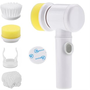 Sunup SN-20457 Çok Fonksiyonlu Banyo Mutfak Lavabo Şarjlı Temizlik Fırçası