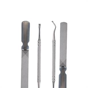 Sunup SN-27098 Paslanmaz Çelik 4in1 Tırnak Bakım Seti