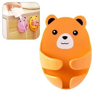 Sunup SN-27190 Ayıcık Desenli Kablo ve Fiş Tutucu Düzenleyici (4lü Paket)