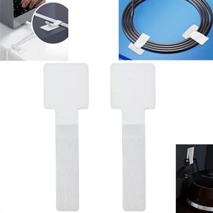 Sunup SN-29137 Beyaz Yapışkanlı 10lu Kablo Düzenleyici