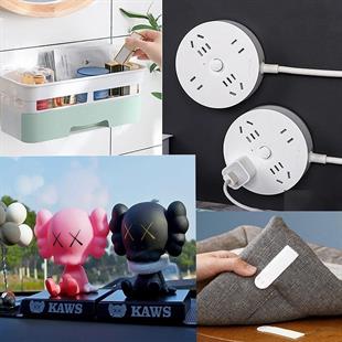 Sunup SN-29146 Fotoğraf Çerçevesi İçin 12 Çift Cırt Cırtlı Sticker Montaj Şeridi