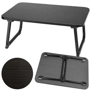 Sunup SN-29692 Katlanabilir Laptop Masası ve Yatak Koltuk Üzeri Tepsisi Siyah 60x40cm