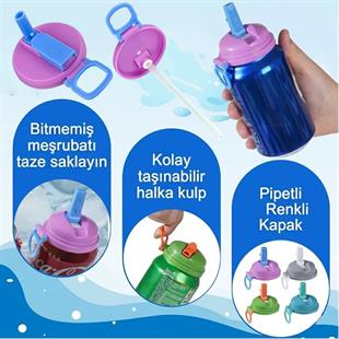Sunup SN-29911 Kutulu İçecekler İçin Pipetli İçecek Kapağı