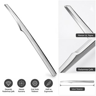 Sunup SN-38806 13 Cm Paslanmaz Çelik Nasır ve Ölü Deri Kazıyıcı