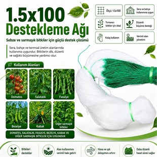 Sunup SN-38879 Bitki Tırmanma Ağı 1.5x100 m