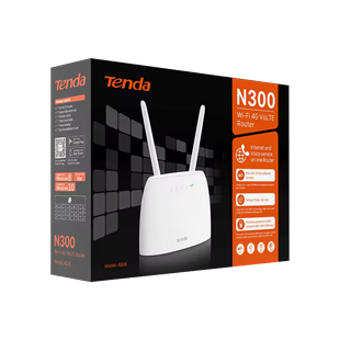 TENDA 4G06 Wıfı4 N300 4G VoLTE Router