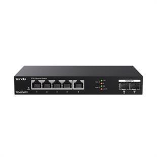 TENDA 5port 2.5-Gigabit 2-SFP 10GbE Yönetilemez Switch TEM2007X