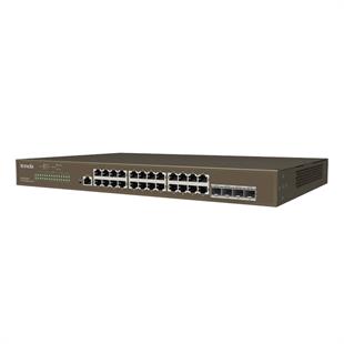 TENDA TEG3328F 28 PORT 10/100/1000 4 X SFP YONETILEBILIR RACK MOUNT SWITCH