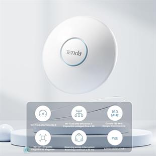 TENDA i27 AX3000 Dual Band Kurumsal Cloud Access Point Tavan Tipi