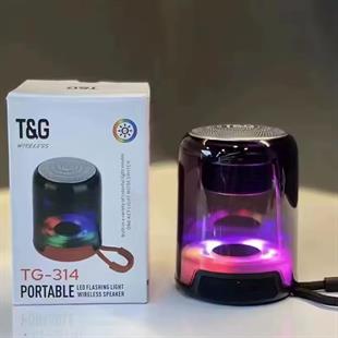 T&G TG314 USB/SD/FM/Bluetooth Destekli Taşınabilir RGB Işıklı Wireless Hoparlör