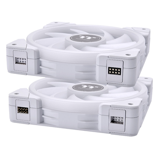 THERMALTAKE 120MM SWAFAN EX12 ARGB Kasa Fanı+Kontrolcü 3lü set beyaz