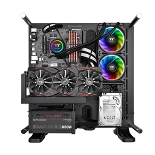 THERMALTAKE 240MM FLOE RIING PLUS CL-W157-PL12SW-A RGB AM4-2066p Sıvı Soğutmalı İşlemci Fanı