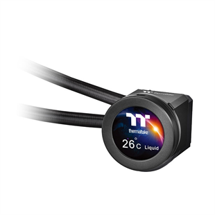 THERMALTAKE 240MM LCD TOUGHLIQUID ULTRA 240 CL-W322-PL12GM-B RGB AM4-1700p Sıvı Soğutmalı İşlemci Fanı