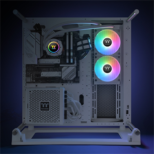 THERMALTAKE 240MM TH240 CL-W364-PL12SW-A ARGB AM5-1851p Sıvı Soğutmalı İşlemci Fanı Beyaz