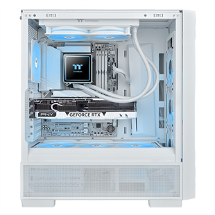 THERMALTAKE 240MM TH240 v3 CL-W467-PL12SW-A AM5-1851p Sıvı Soğutmalı İşlemci Fanı Beyaz
