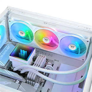 THERMALTAKE 360MM TH360 v3 CL-W468-PL12SW-A AM5-1851p Sıvı Soğutmalı İşlemci Fanı Beyaz