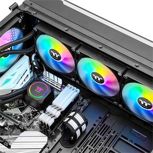 THERMALTAKE 420MM TH420 CL-W367-PL14SW-A ARGB AM5-1851p Sıvı Soğutmalı İşlemci Fanı