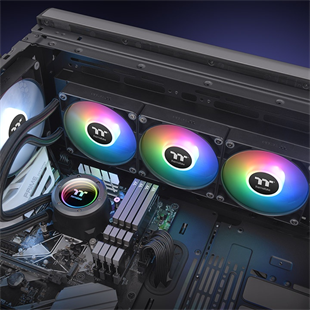 THERMALTAKE 420MM TH420 CL-W376-PL14SW-A ARGB AM5-1851p Sıvı Soğutmalı İşlemci Fanı