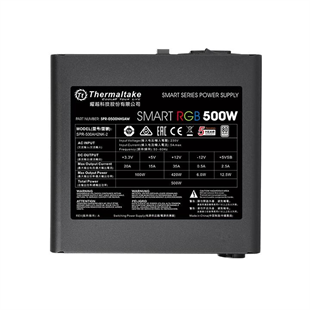THERMALTAKE 500W 80+ SMART RGB PS-SPR-0500NHSAWE-1 Power Supply