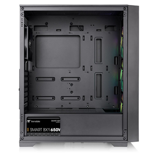 THERMALTAKE 650W 80+ BRONZE V290 TG CA-3Z7-65M1WE-00 3-ARGB FANLI Gaming Mid-Tower PC Kasası