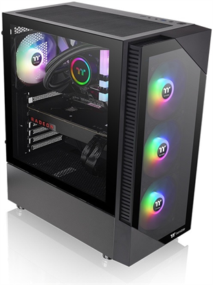 THERMALTAKE 650W 80+ View 200 TG CA-3X3-65M1WE-00 4-ARGB Fanlı Gaming Mid-Tower PC Kasası
