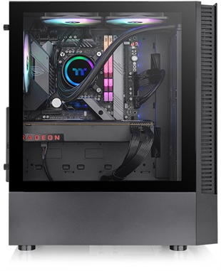 THERMALTAKE 650W 80+ View 200 TG CA-3X3-65M1WE-00 4-ARGB Fanlı Gaming Mid-Tower PC Kasası