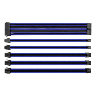 THERMALTAKE AC-035-CN1NAN-A1 TtMod Mavi/Siyah Power Supply Sleeved Kablo Seti (16 AWG)