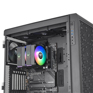 THERMALTAKE ASTRIA 600 BLACK CL-P121-CA12SW-A ARGB AM5-1851p Hava Soğutmalı Dual İşlemci Fanı