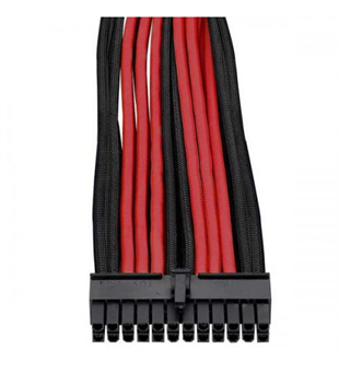 THERMALTAKE TtMod AC-033-CN1NAN-A1 Kırmızı/Siyah Power Supply Sleeved Kablo Seti (16 AWG)