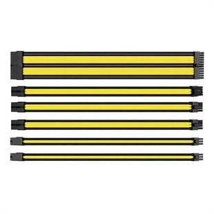 THERMALTAKE TtMod AC-047-CN1NAN-A1 Power Supply Sleeved Kablo Sarı/Siyah