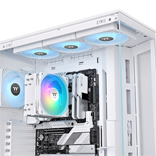 THERMALTAKE UX400 CL-P143-AL12SW-A ARGB AM5-1851p Hava Soğutmalı İşlemci Fanı Beyaz