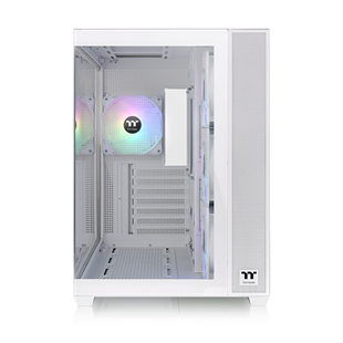 THERMALTAKE VIEW 380 TG Snow CA-1Z2-00M6WN-00 4-ARGB Fanlı Gaming Mid-Tower PC Kasası Beyaz